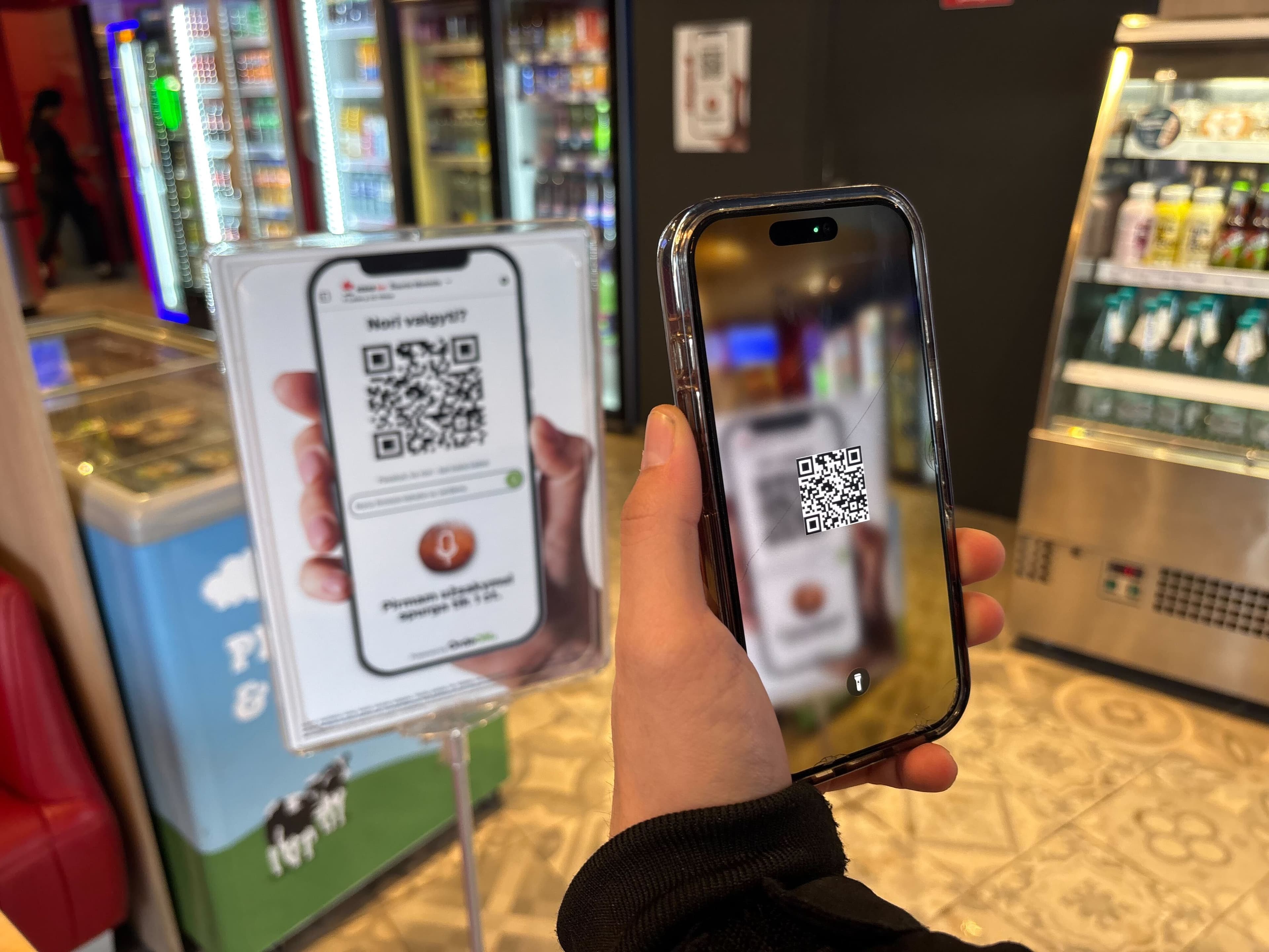 Scan the QR code