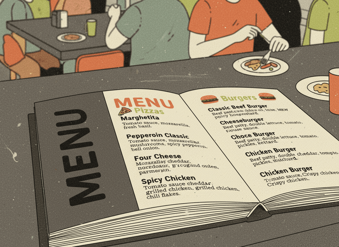 Menus are too complex